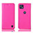 Custodia Portafoglio In Pelle Cover con Supporto H04P per Motorola Moto G50 5G Rosa Caldo