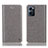 Custodia Portafoglio In Pelle Cover con Supporto H04P per OnePlus Nord CE 2 5G Grigio