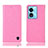 Custodia Portafoglio In Pelle Cover con Supporto H04P per Oppo A1 5G Rosa