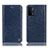 Custodia Portafoglio In Pelle Cover con Supporto H04P per Oppo A74 5G Blu