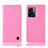 Custodia Portafoglio In Pelle Cover con Supporto H04P per Oppo A77 5G Rosa