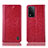 Custodia Portafoglio In Pelle Cover con Supporto H04P per Oppo A93s 5G Rosso
