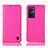 Custodia Portafoglio In Pelle Cover con Supporto H04P per Oppo F21 Pro 5G Rosa Caldo