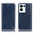 Custodia Portafoglio In Pelle Cover con Supporto H04P per Oppo Reno8 Pro 5G Blu