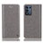 Custodia Portafoglio In Pelle Cover con Supporto H04P per Realme 9 SE 5G Grigio