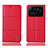 Custodia Portafoglio In Pelle Cover con Supporto H04P per Xiaomi Mi 11 Ultra 5G Rosso