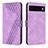 Custodia Portafoglio In Pelle Cover con Supporto H04X per Google Pixel 6 5G Viola