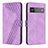 Custodia Portafoglio In Pelle Cover con Supporto H04X per Google Pixel 6 Pro 5G Viola