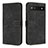 Custodia Portafoglio In Pelle Cover con Supporto H04X per Google Pixel 6a 5G Nero