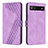 Custodia Portafoglio In Pelle Cover con Supporto H04X per Google Pixel 6a 5G Viola