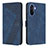 Custodia Portafoglio In Pelle Cover con Supporto H04X per Huawei Enjoy 50 Blu