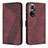 Custodia Portafoglio In Pelle Cover con Supporto H04X per Huawei Honor 50 Pro 5G Rosso