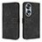 Custodia Portafoglio In Pelle Cover con Supporto H04X per Huawei Honor X7b Nero