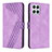 Custodia Portafoglio In Pelle Cover con Supporto H04X per Huawei Honor X8 4G Viola