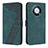 Custodia Portafoglio In Pelle Cover con Supporto H04X per Huawei Nova Y90 Verde