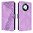 Custodia Portafoglio In Pelle Cover con Supporto H04X per Huawei Nova Y90 Viola