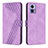 Custodia Portafoglio In Pelle Cover con Supporto H04X per Motorola Moto Edge 30 Lite 5G Viola