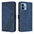 Custodia Portafoglio In Pelle Cover con Supporto H04X per Motorola Moto G 5G (2023) Blu