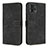 Custodia Portafoglio In Pelle Cover con Supporto H04X per Motorola Moto G72 Nero