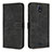 Custodia Portafoglio In Pelle Cover con Supporto H04X per Nokia C100 Nero