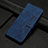 Custodia Portafoglio In Pelle Cover con Supporto H04X per Nothing Phone 1 Blu