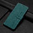 Custodia Portafoglio In Pelle Cover con Supporto H04X per Nothing Phone 1 Verde