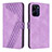 Custodia Portafoglio In Pelle Cover con Supporto H04X per Realme 10 Pro 5G Viola