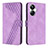 Custodia Portafoglio In Pelle Cover con Supporto H04X per Realme 10 Pro+ Plus 5G Viola