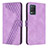 Custodia Portafoglio In Pelle Cover con Supporto H04X per Realme 8 5G Viola