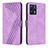 Custodia Portafoglio In Pelle Cover con Supporto H04X per Realme 9 Pro+ Plus 5G Viola