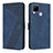 Custodia Portafoglio In Pelle Cover con Supporto H04X per Realme C12 Blu