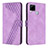 Custodia Portafoglio In Pelle Cover con Supporto H04X per Realme C12 Viola