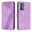 Custodia Portafoglio In Pelle Cover con Supporto H04X per Realme GT Master 5G Viola