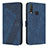 Custodia Portafoglio In Pelle Cover con Supporto H04X per Vivo Y11 Blu