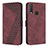 Custodia Portafoglio In Pelle Cover con Supporto H04X per Vivo Y11 Rosso Rosa