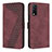 Custodia Portafoglio In Pelle Cover con Supporto H04X per Vivo Y12A Rosso Rosa