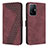 Custodia Portafoglio In Pelle Cover con Supporto H04X per Xiaomi Mi 11T 5G Rosso Rosa