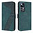 Custodia Portafoglio In Pelle Cover con Supporto H04X per Xiaomi Mi 12T Pro 5G Verde