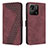 Custodia Portafoglio In Pelle Cover con Supporto H04X per Xiaomi POCO C3 Rosso Rosa