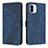 Custodia Portafoglio In Pelle Cover con Supporto H04X per Xiaomi Poco C51 Blu