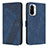 Custodia Portafoglio In Pelle Cover con Supporto H04X per Xiaomi Poco F3 5G Blu