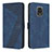 Custodia Portafoglio In Pelle Cover con Supporto H04X per Xiaomi Poco M2 Pro Blu