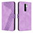 Custodia Portafoglio In Pelle Cover con Supporto H04X per Xiaomi Poco M2 Viola