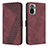 Custodia Portafoglio In Pelle Cover con Supporto H04X per Xiaomi Poco M5S Rosso Rosa