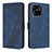 Custodia Portafoglio In Pelle Cover con Supporto H04X per Xiaomi Redmi 10 India Blu