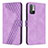 Custodia Portafoglio In Pelle Cover con Supporto H04X per Xiaomi Redmi Note 10 5G Viola