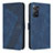 Custodia Portafoglio In Pelle Cover con Supporto H04X per Xiaomi Redmi Note 11 Pro 4G Blu