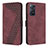 Custodia Portafoglio In Pelle Cover con Supporto H04X per Xiaomi Redmi Note 11 Pro 4G Rosso Rosa