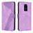 Custodia Portafoglio In Pelle Cover con Supporto H04X per Xiaomi Redmi Note 9 Viola