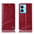 Custodia Portafoglio In Pelle Cover con Supporto H05P per Oppo A58 4G Rosso